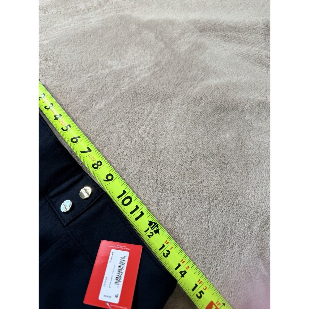 Spanx Women  Classic Black Ponte Button Tab Pocket Shorts Size Medium ,pull on - Picture 11 of 14